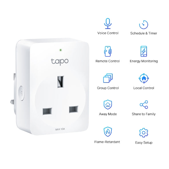 Tapo Mini Smart Wi-Fi Plug (2 Pack) | P110