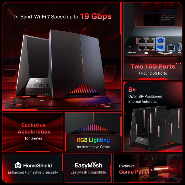 Tapo Wireless AX Gaming Router | Archer GE800