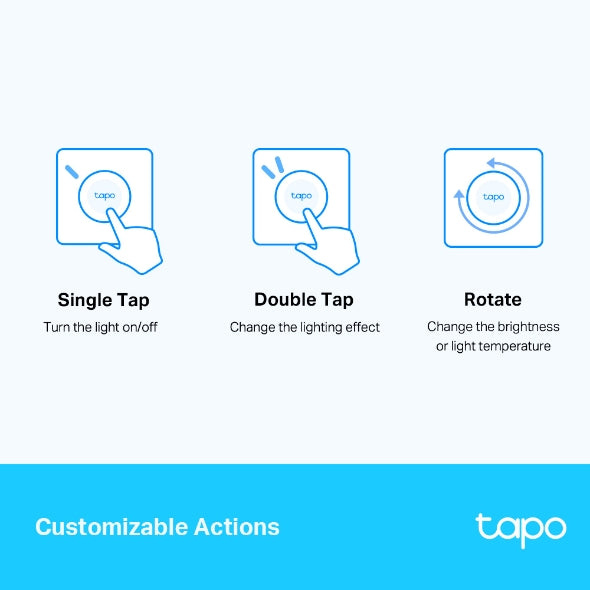 Tapo Smart Remote Dimmer Switch | S200D