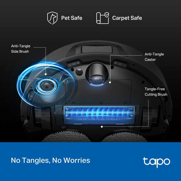 Tapo Robot Vacuum & Mop + Advanced Self-Cleaning Docking Station | RV50 PRO OMNI