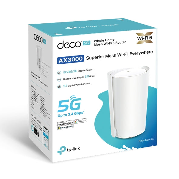 Tapo Mesh Wifi System (1 Pack) | Deco X50-5G