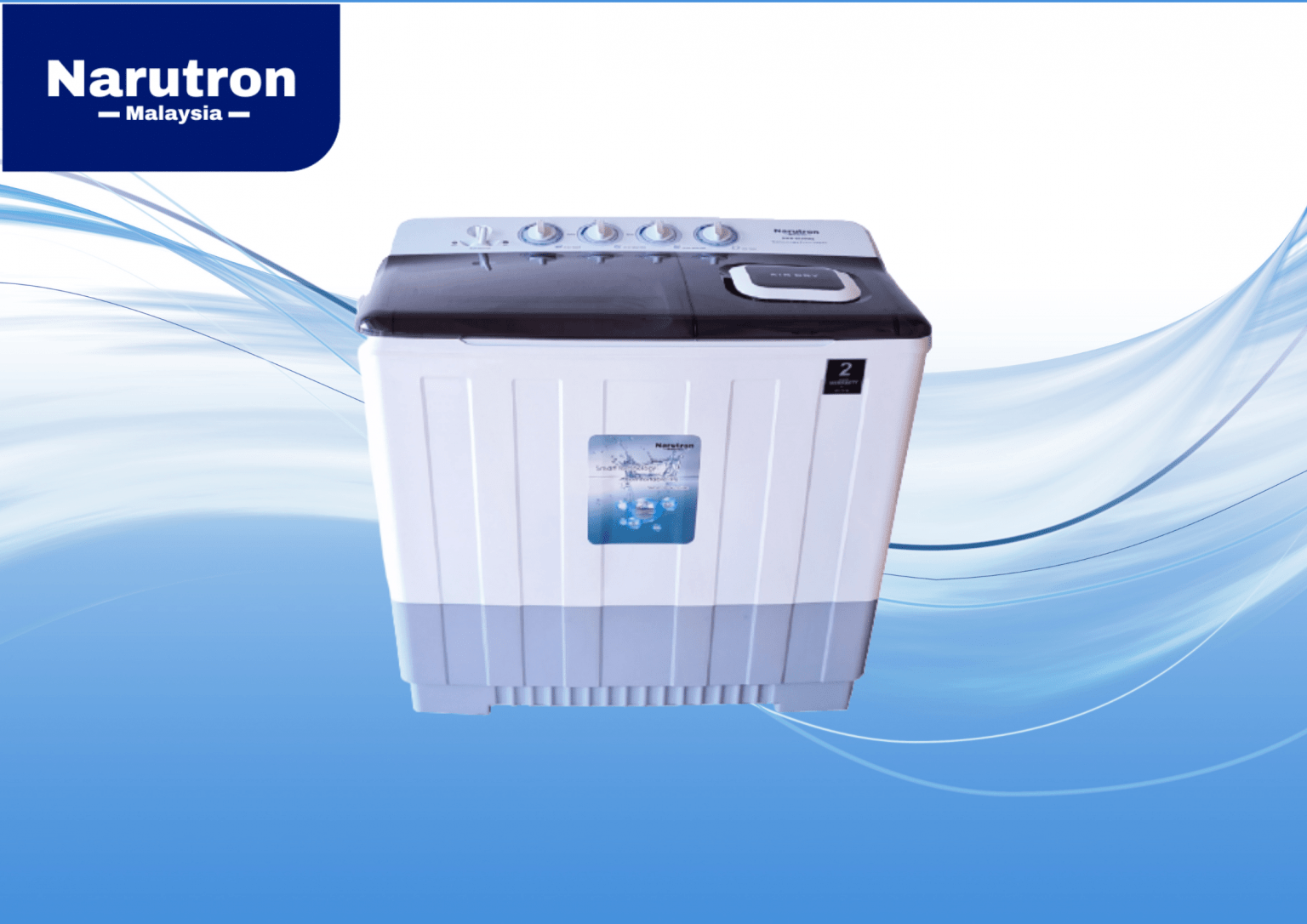 NARUTRON Semi Auto Washer NWM-S1600 HK
