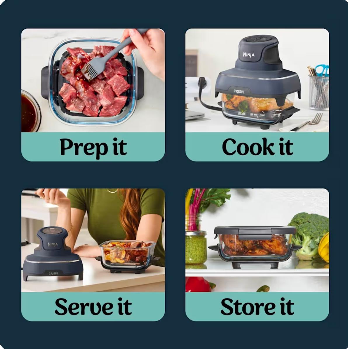 NINJA CRISPI PORTABLE AIRFRYER STONE | FN101