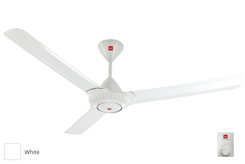 KDK 3 Blades Ceiling Fan 60" (White) | K15WO
