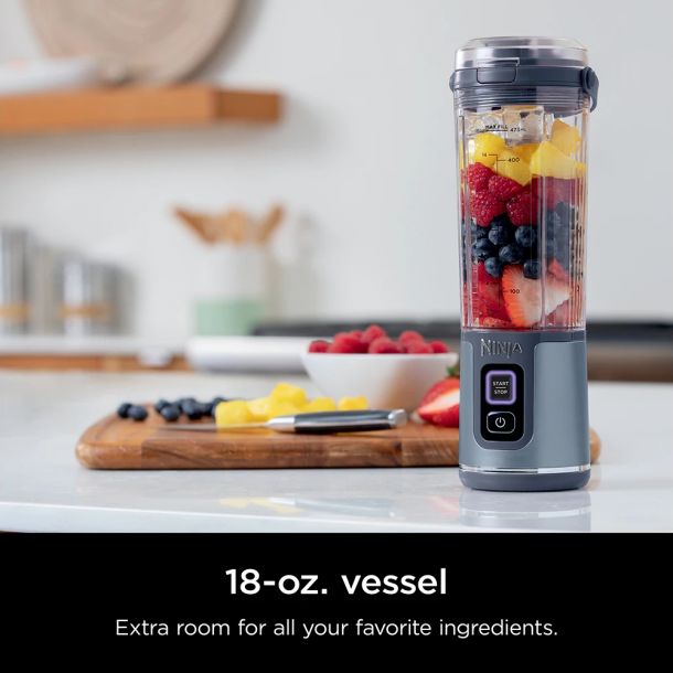 Ninja Blast Personal Juicer 530ml - Denim Blue