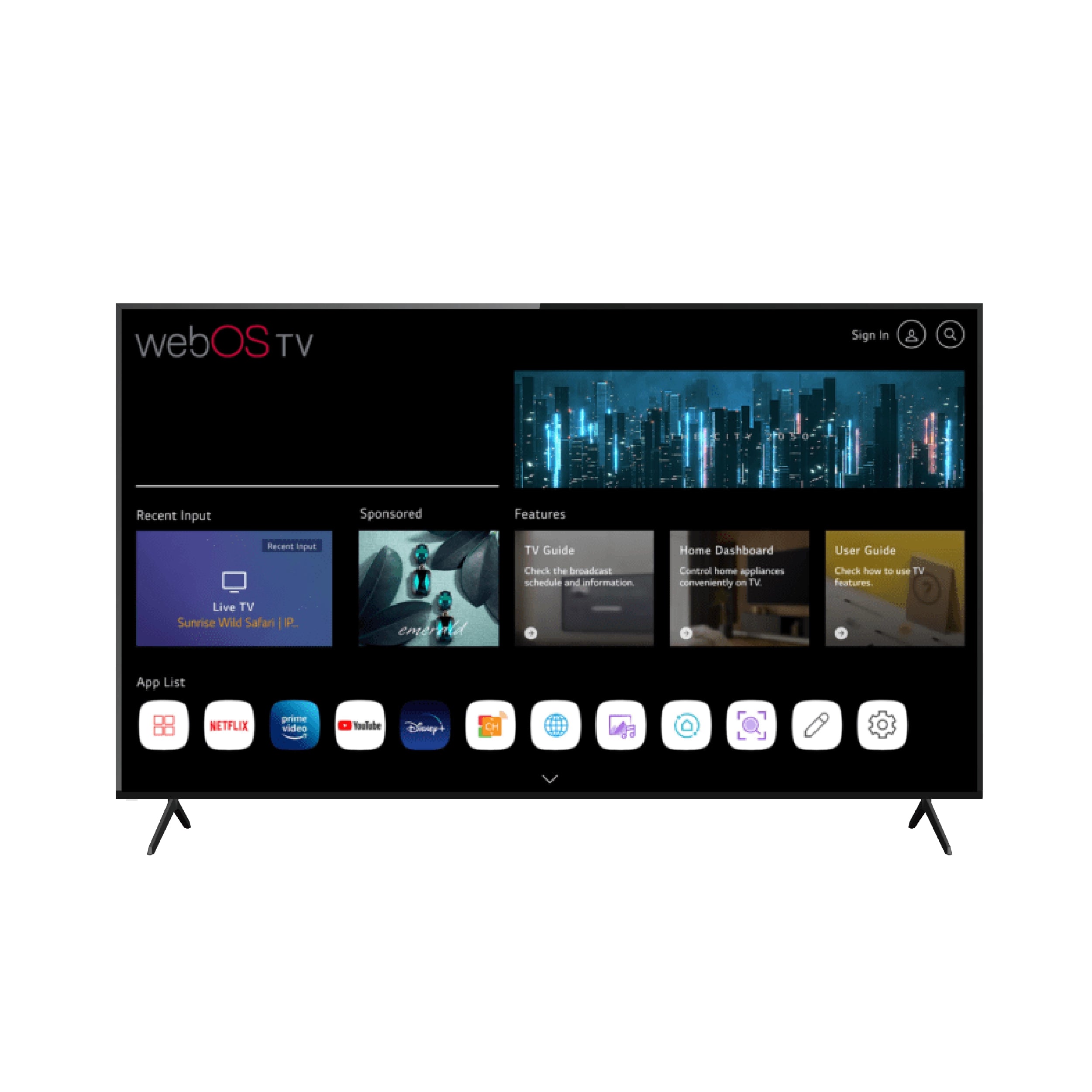 AIFA 75BT900V 75-inch 4K UHD Smart TV (WebOS)