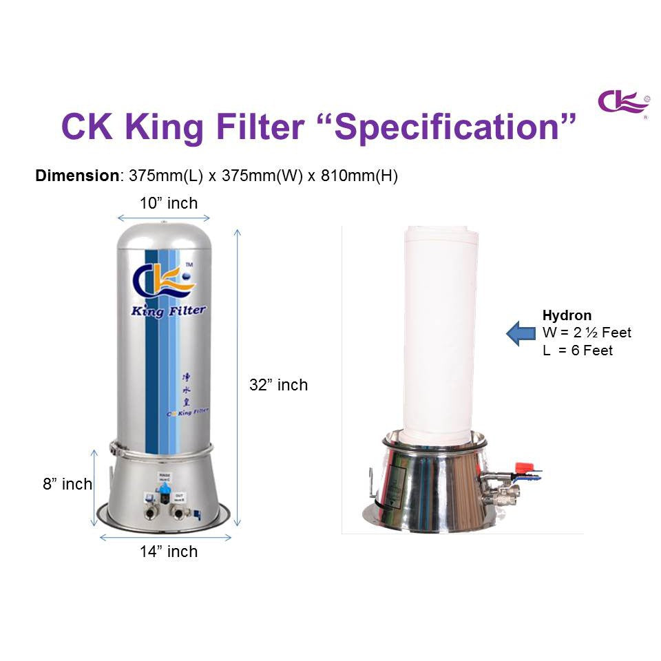CK King Filter (Big) Cloth Filter (SS) - Energy plate c/w Installation