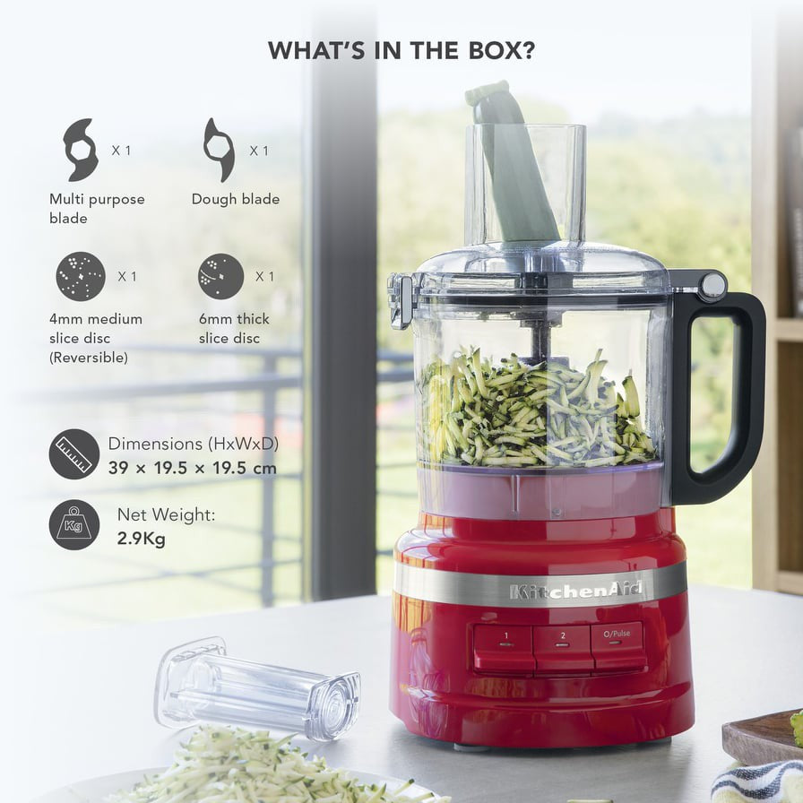 KITCHENAIDS Food Processor 1.7L  - 5KFP0719BER