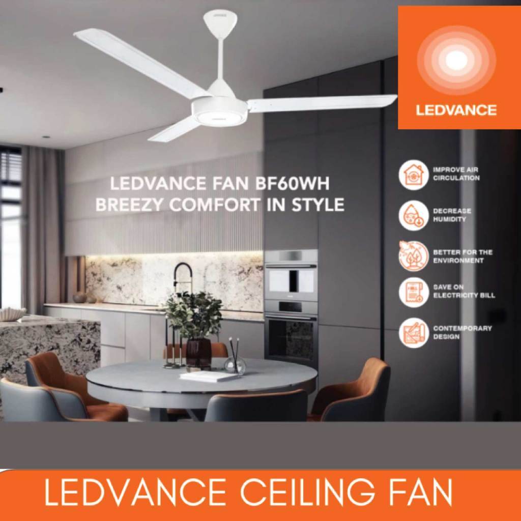 LEDVANCE by Osram 60"Celing Fan (White) | BF60WH