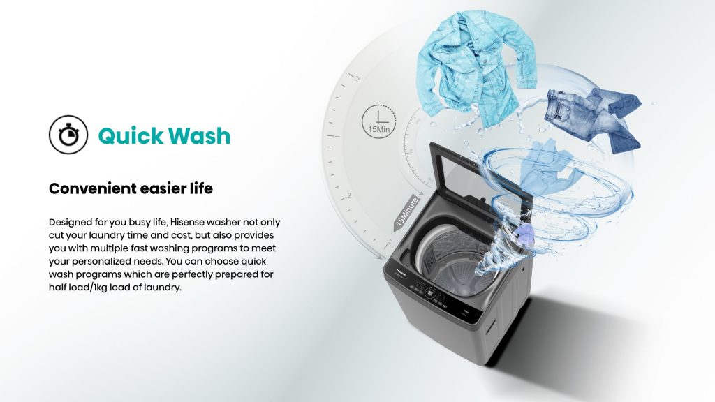 Hisense Top Load Washer 8.0Kg | WT80F30