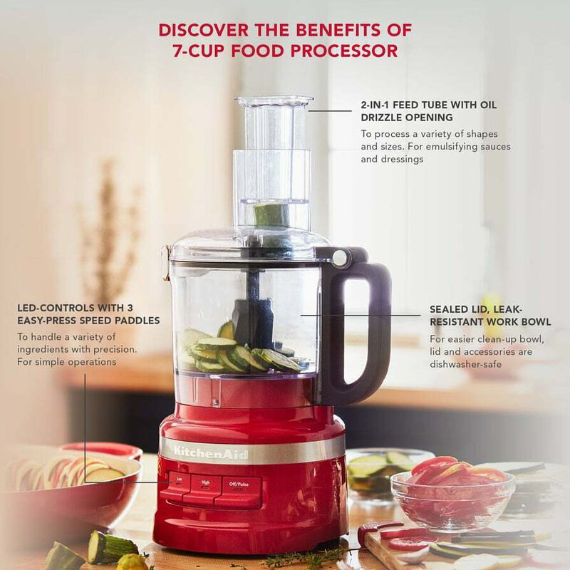 KITCHENAIDS Food Processor 1.7L  - 5KFP0719BER