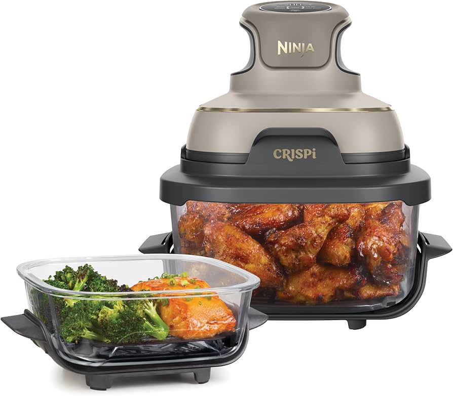Ninja Crispi Portable Glass Air Fryer (Stone) | FN101