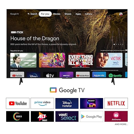 TCL 65" PREMIUM 4K QLED GOOGLE TV | QLED-65T6D