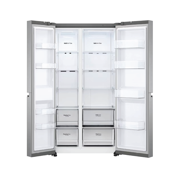 LG Side by Side Refrigerator 647L - Prime Silver | GS-B6473PY