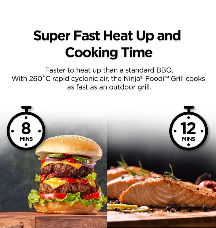 Ninja Foodi Smart XL Grill Air fryer with Digital Probe | AG551