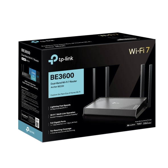 Tapo Wireless WiFi 7 Router | Archer BE220