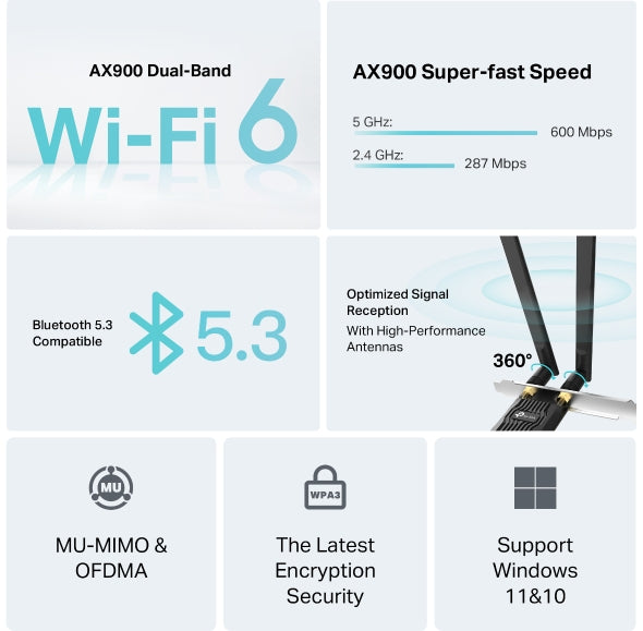 Tapo Wireless PCI Express / PCI Adapter | Archer TX10E