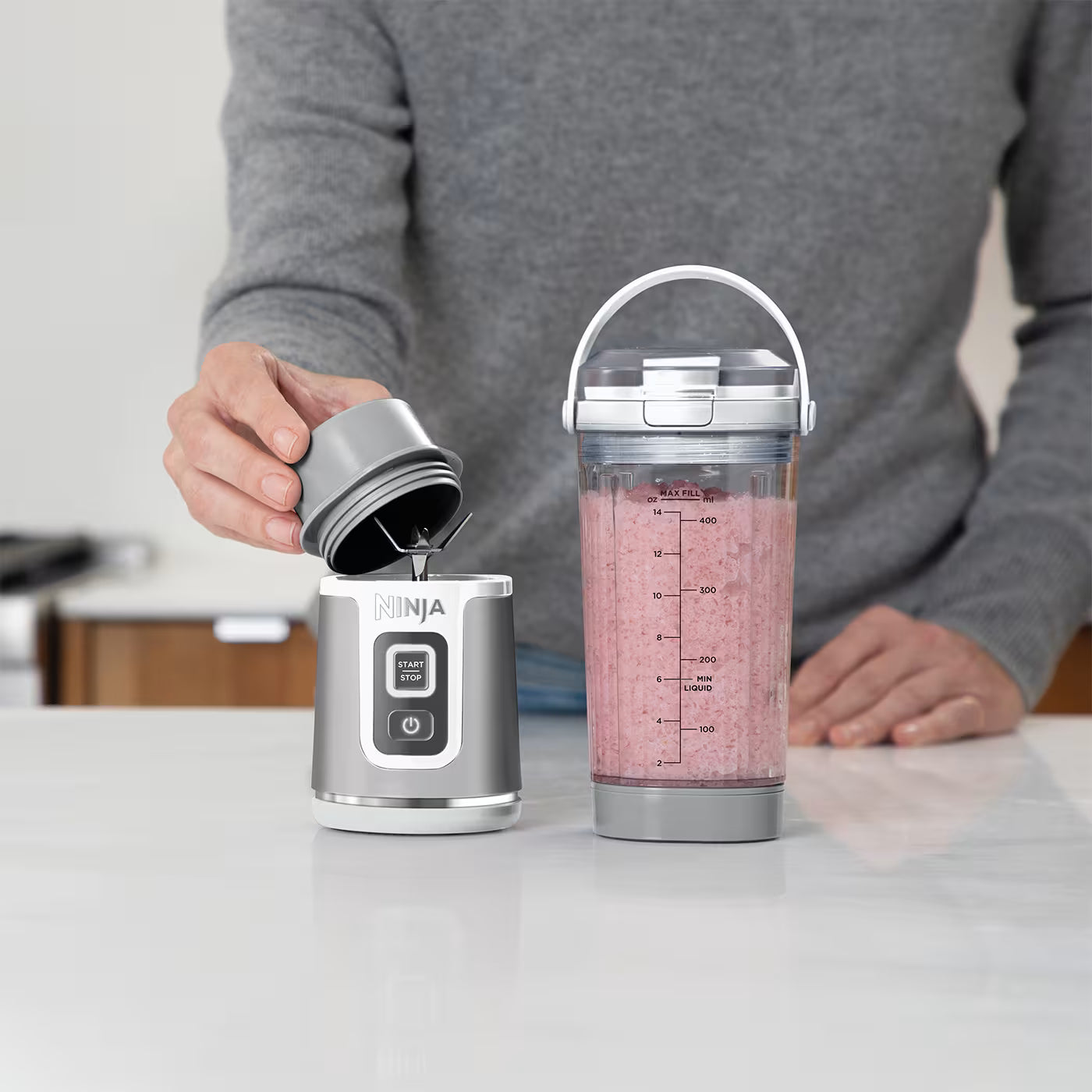 Ninja Blast Personal Juicer XL 650ml |BC251 - (Ivory Cream) Exclusive Color