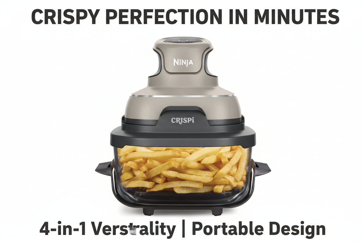Ninja Crispi Portable Glass Air Fryer (Stone) | FN101