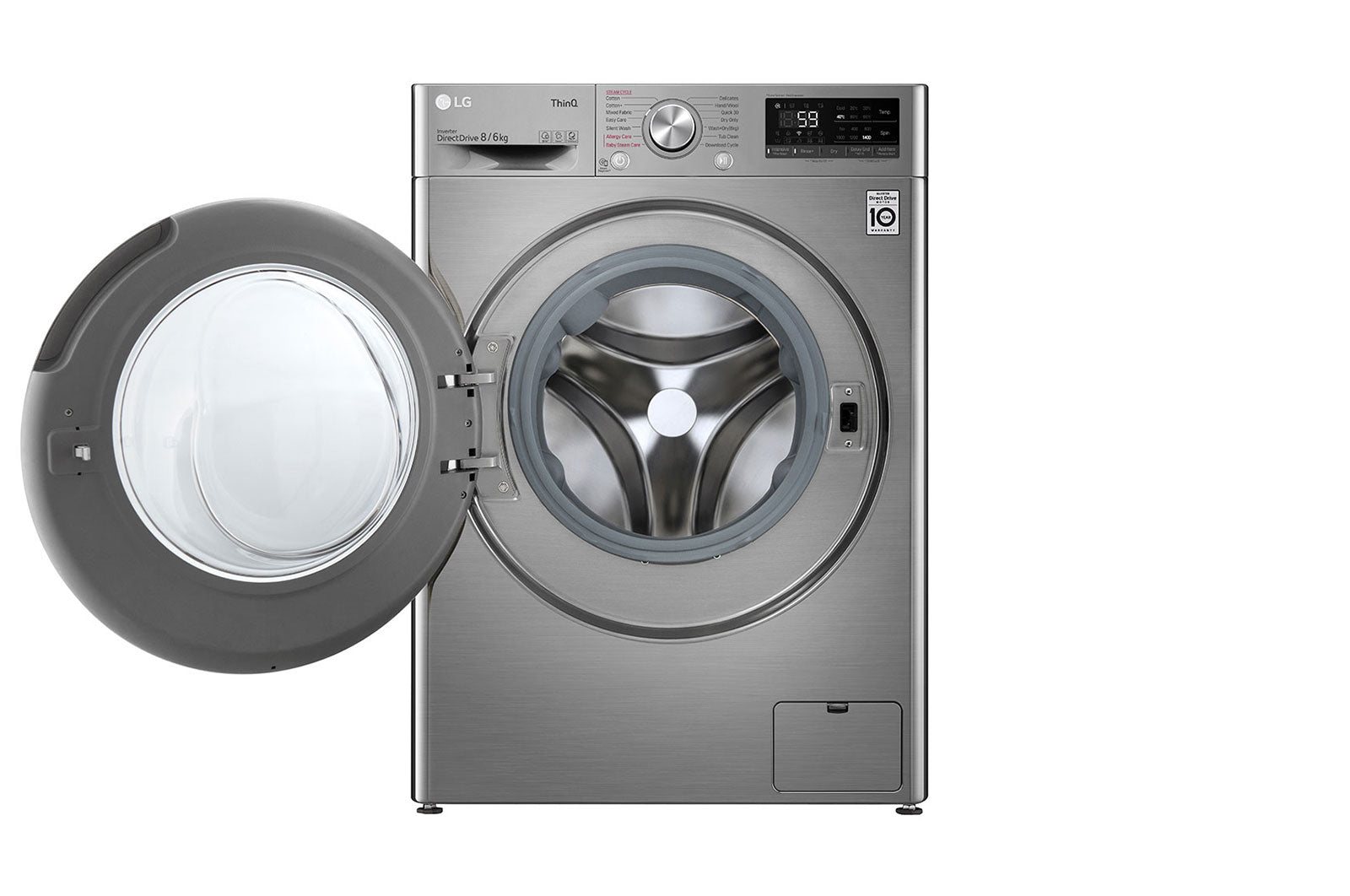 LG 8/6KG Front Load Washing Machine | FV1408H4V