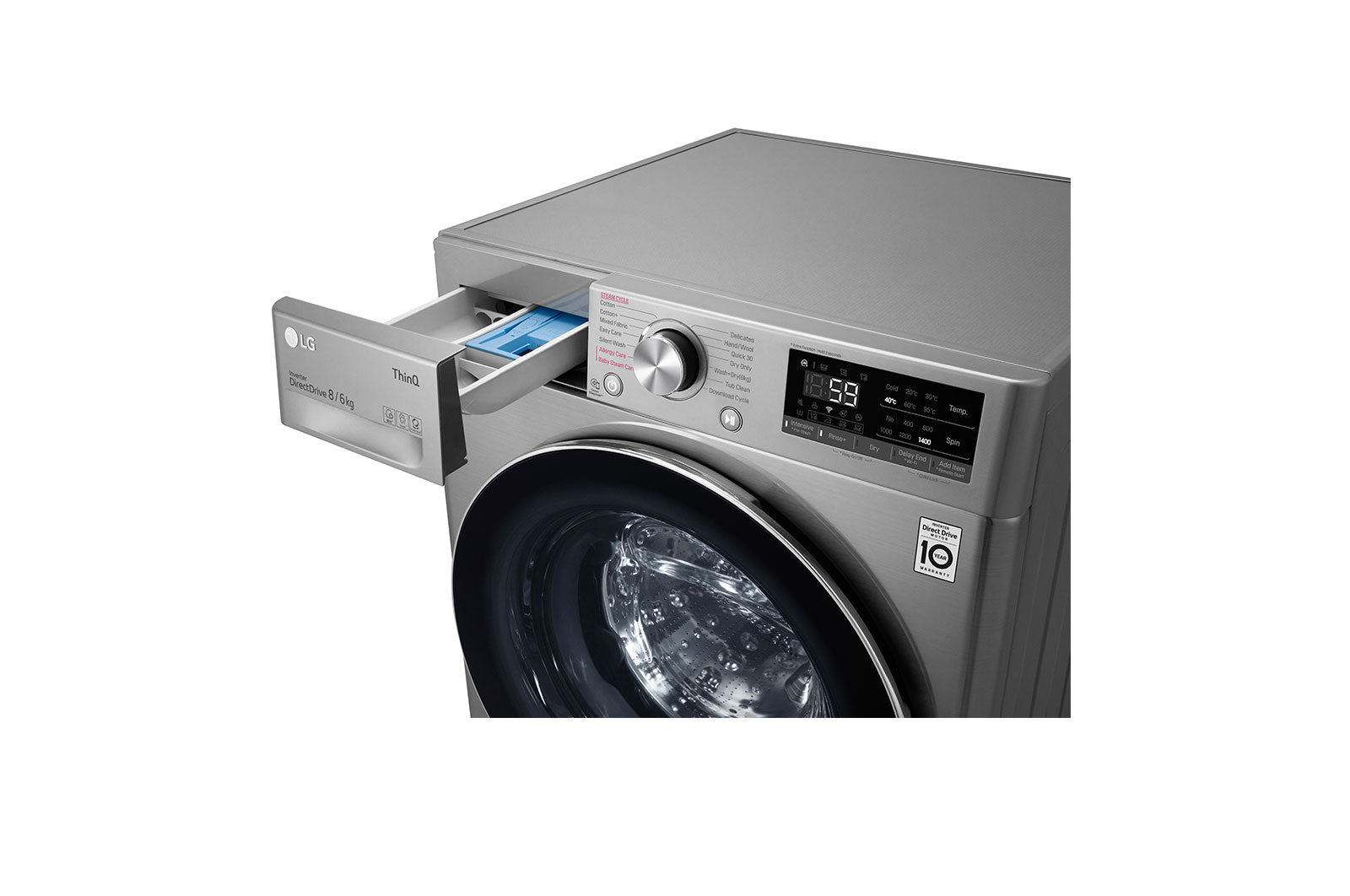 LG 8/6KG Front Load Washing Machine | FV1408H4V
