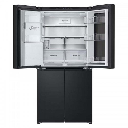 LG 508L InstaView® Refrigerator in Essence Matte Black GF-G4534EP