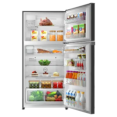 TOSHIBA 2 DOOR FRIDGE INVERTER 610L GR-RT735WE-PGY(WK)