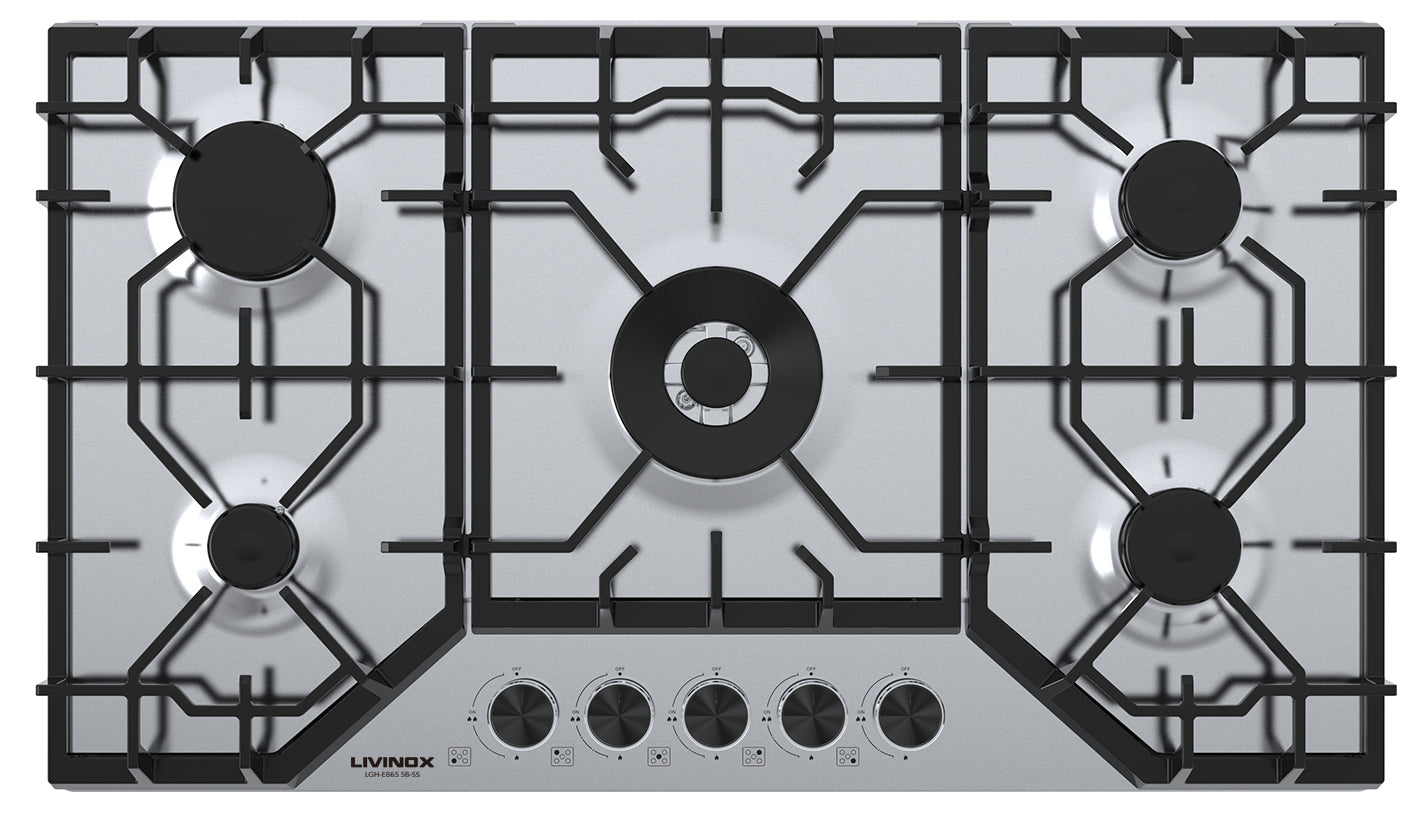 LIVINOX KITCHEN HOB LGH-E865 5B-SS