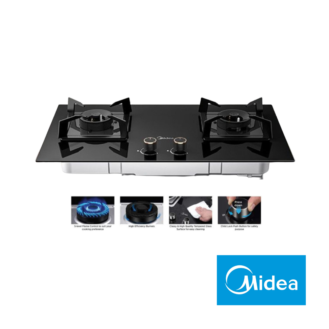Midea Built in Hob 5.8KW | MGH4360GL