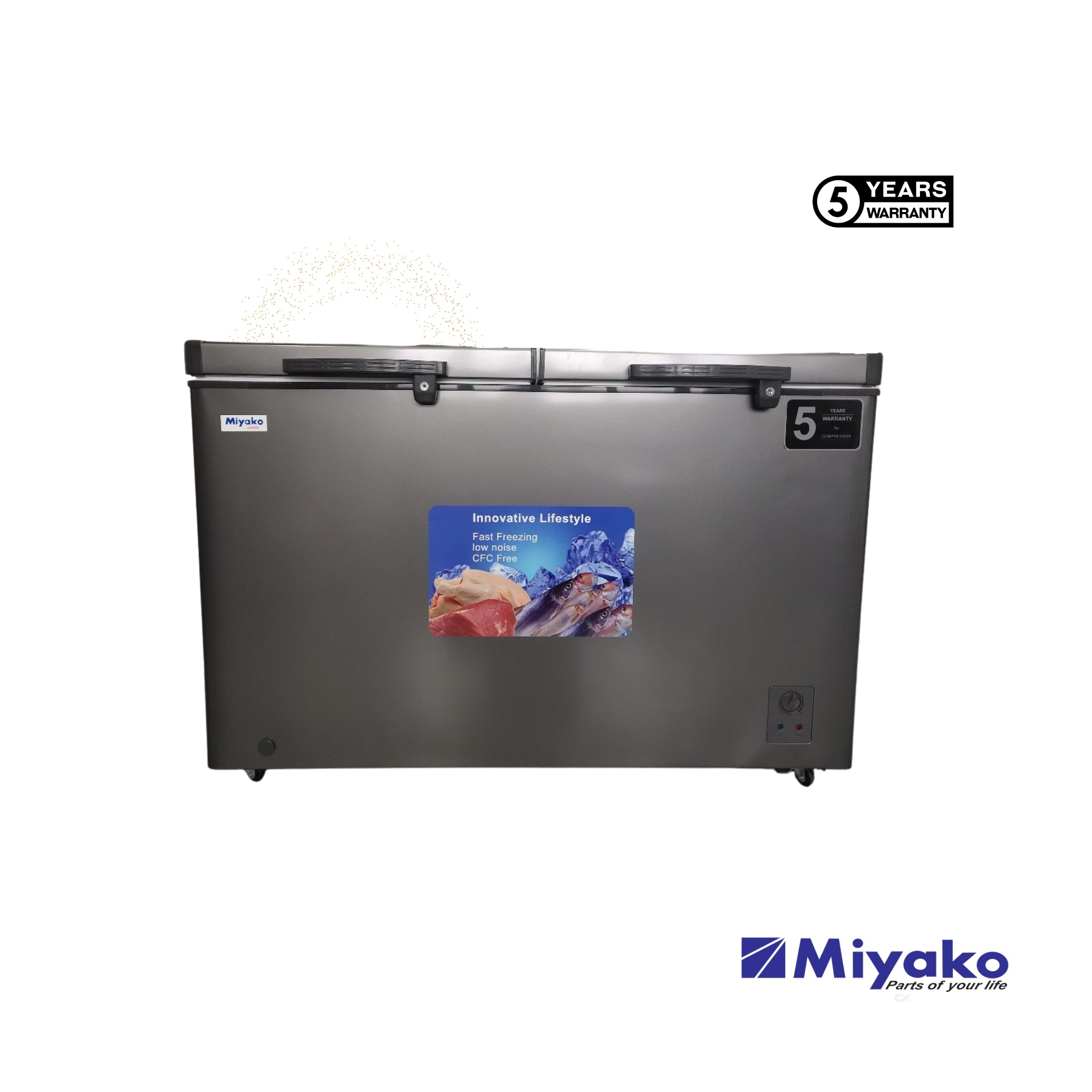 Miyako Chest Freezer (Non Frost) 249L | MNF-249E