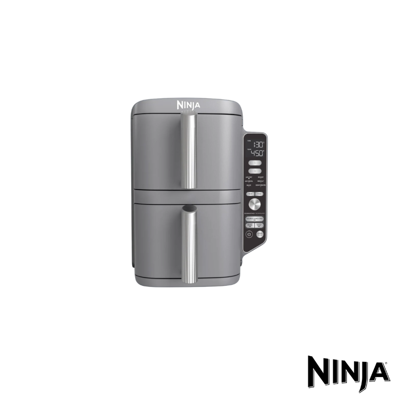 Ninja DoubleStack XL 9.5L Air Fryer / Dual Basket to cook up to 4 Foods at one time - SL400 (without Probe)