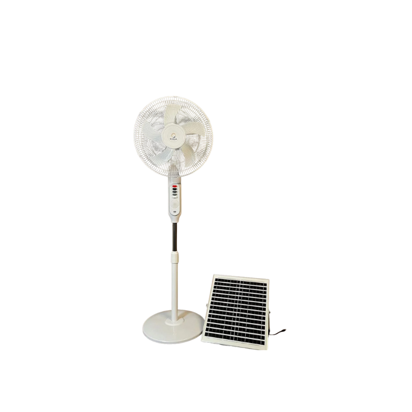 Resolar 16" Solar Stand Fan 5 Blades