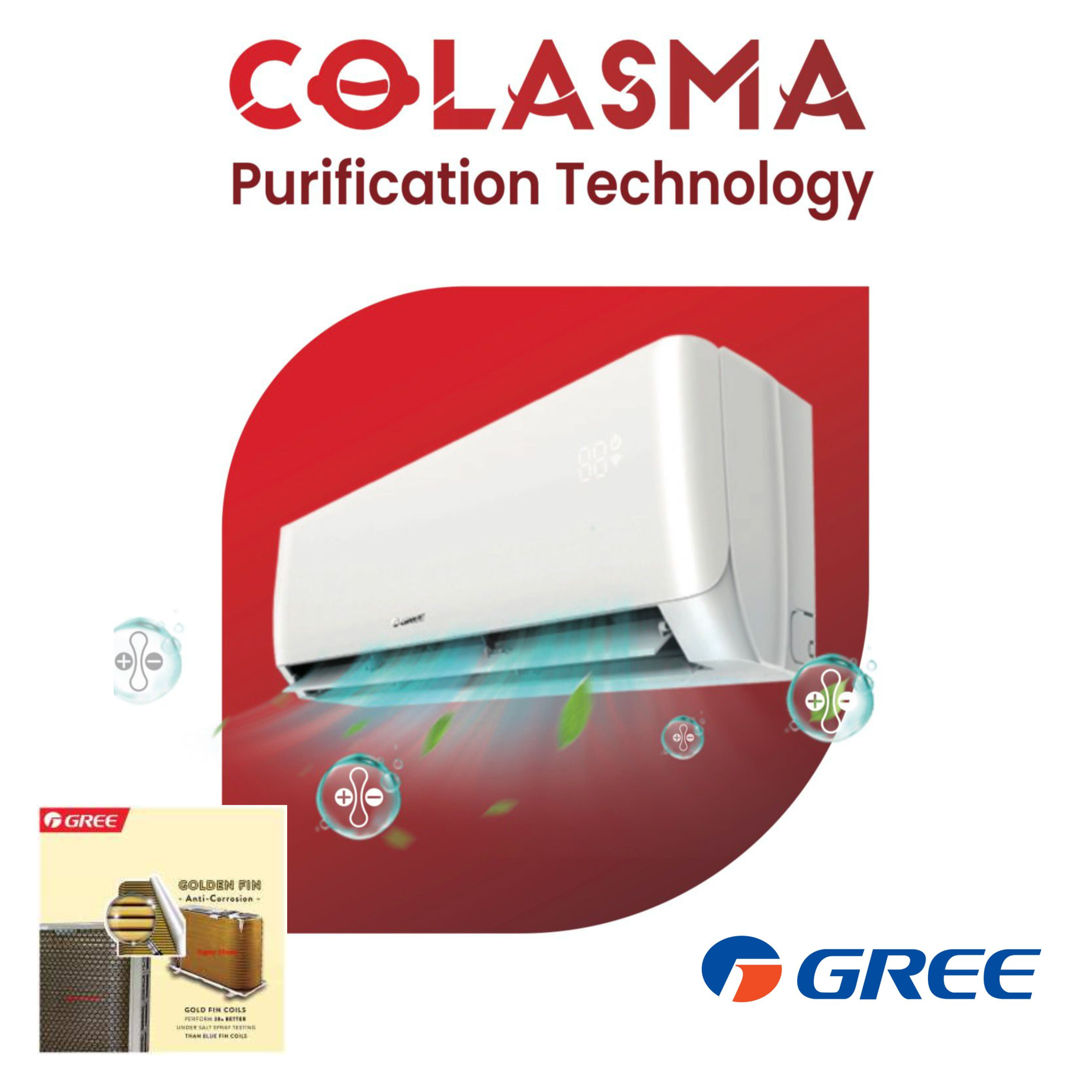 Gree 1.5HP Non-Inverter Split Aircond | G23P-12N