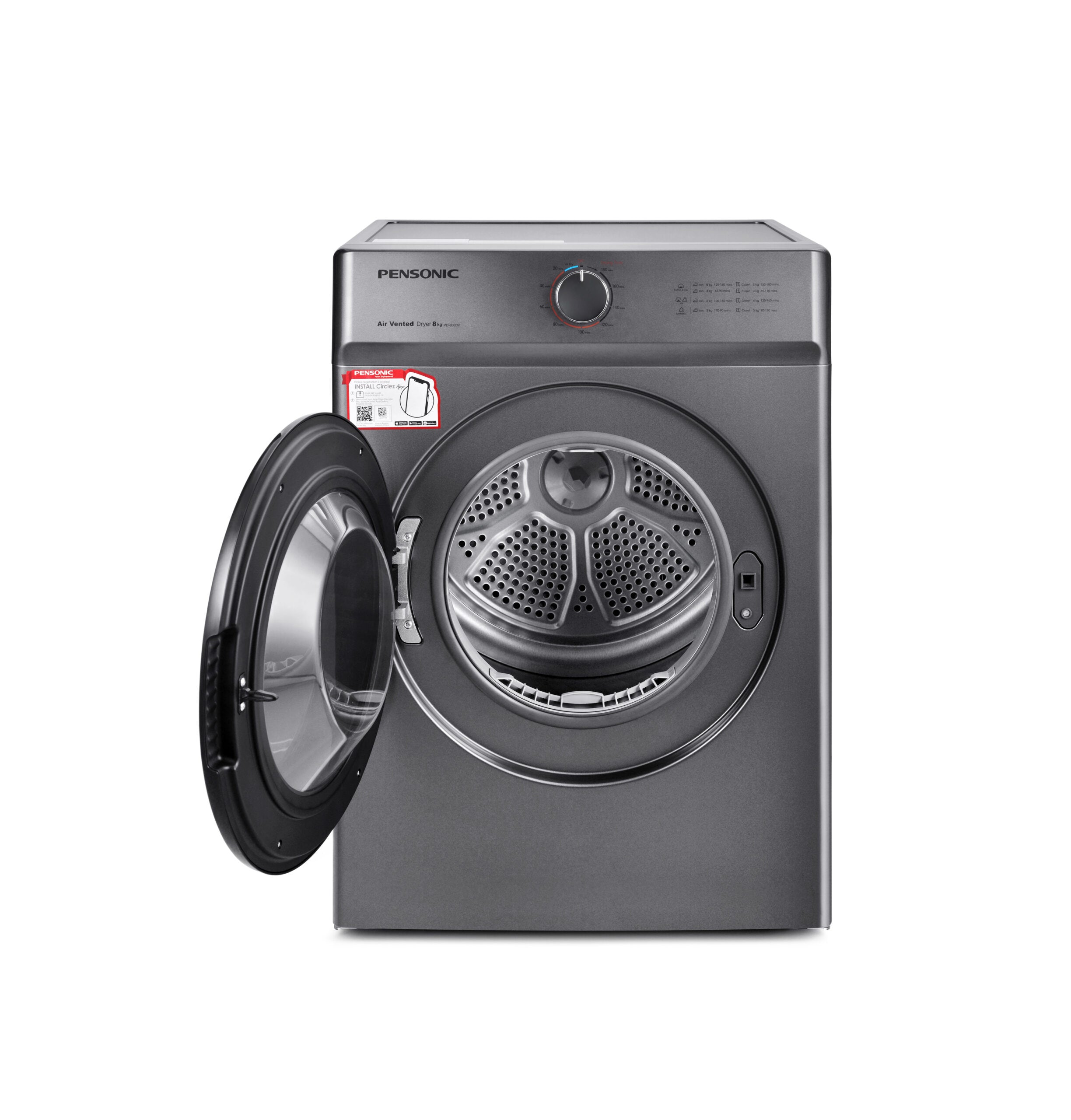 Pensonic Dryer 8Kg | PD-8000V