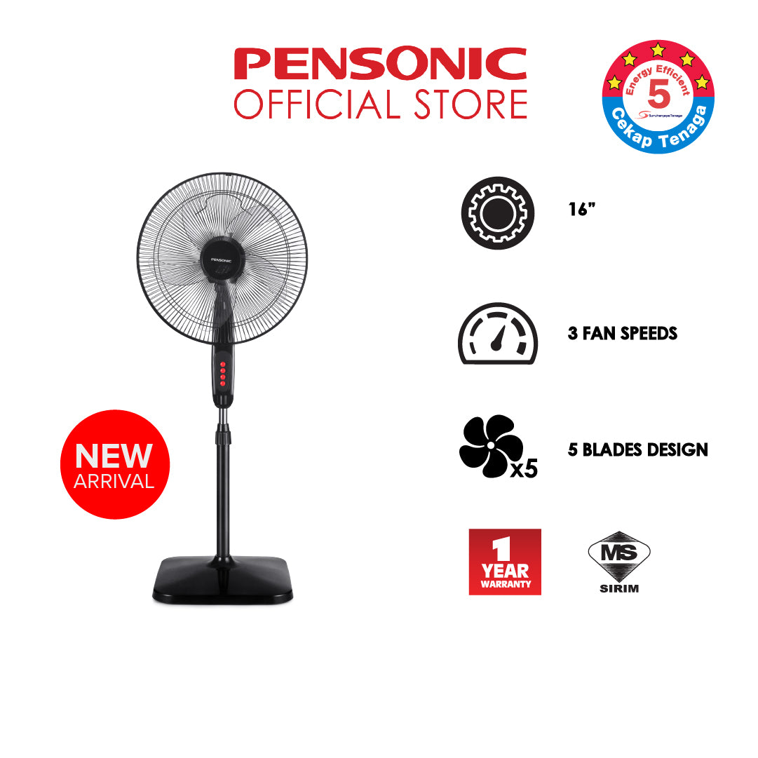 PENSONIC STAND FAN PSF-4512BK