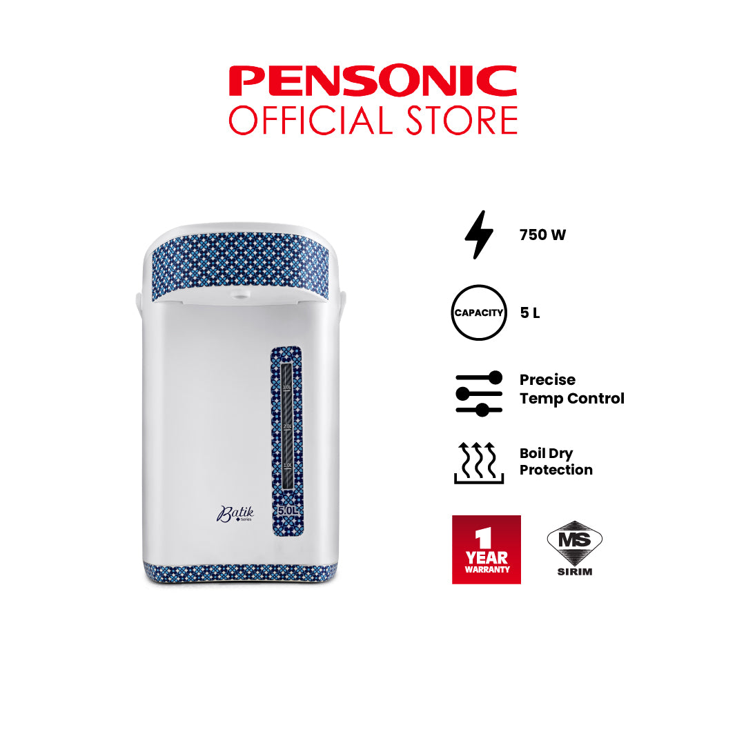Pensonic Batik Series Thermo Pot 5.0L | PTF-5004B