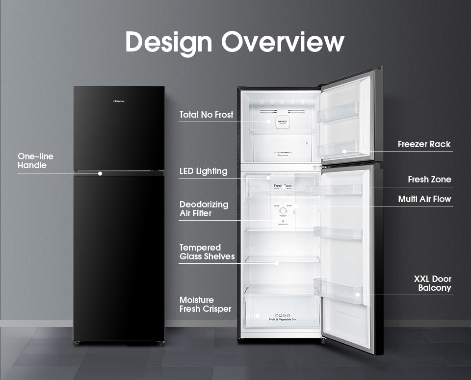 Hisense 2 Door refrigerator - 500L RQ549