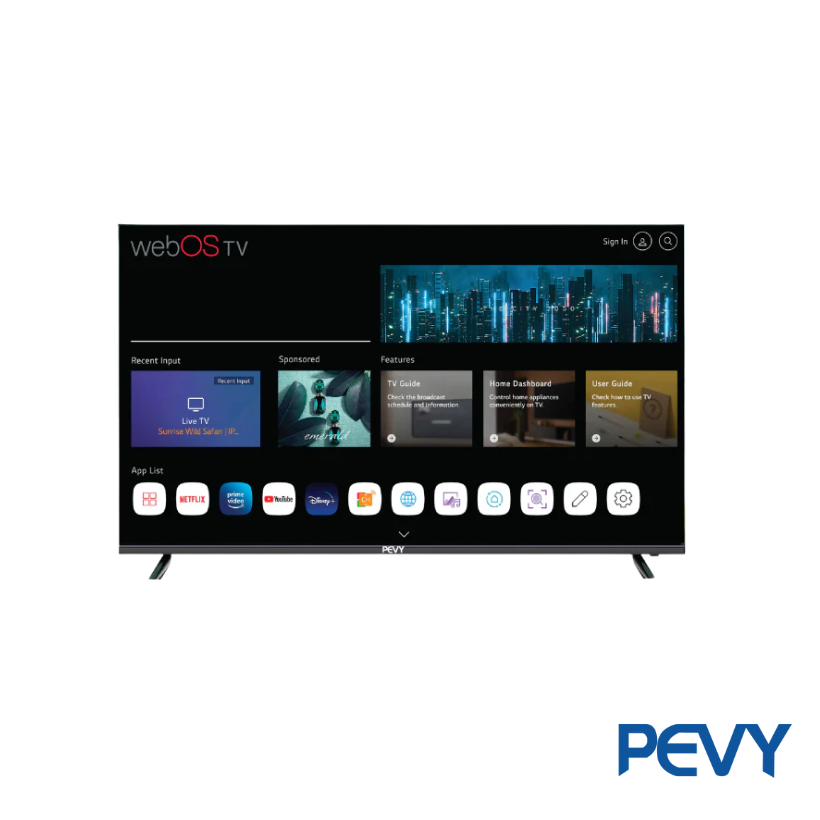 PEVY 55" 4K UHD Smart TV | ELED-55LG600