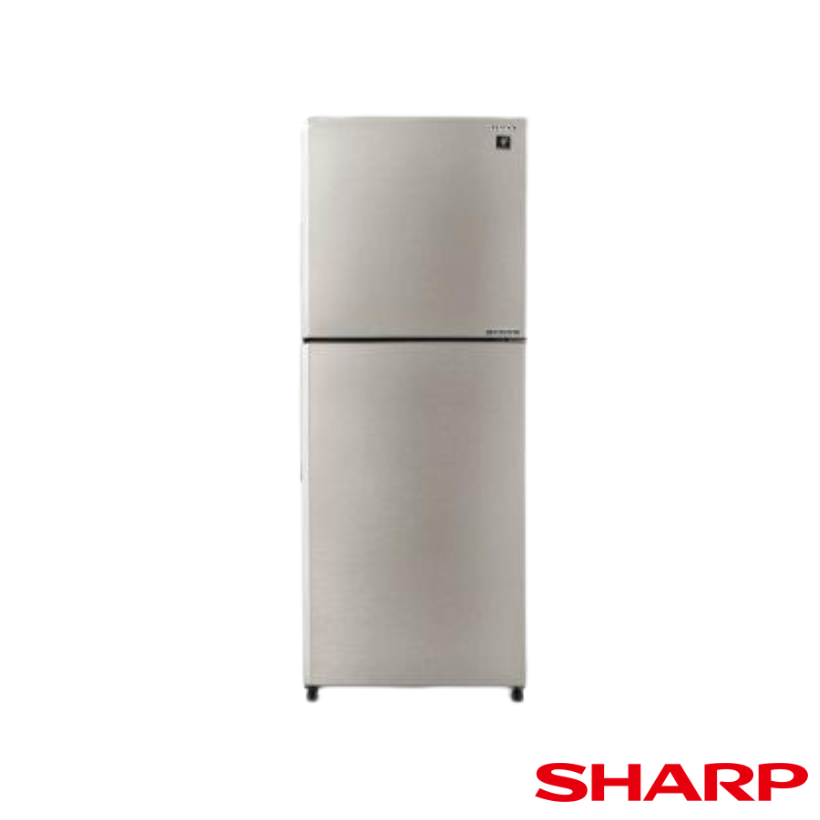 Sharp 2 Door Inverter With Plasmaculster AG Deodoriser Fridge | SJ3822MSS
