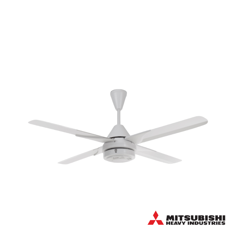 Mitsubishi 56" Ceiling Fan With Remote (White) | C56-RQ4-P-WH