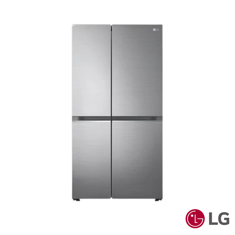 LG Side by Side Refrigerator 647L - Prime Silver | GS-B6473PY