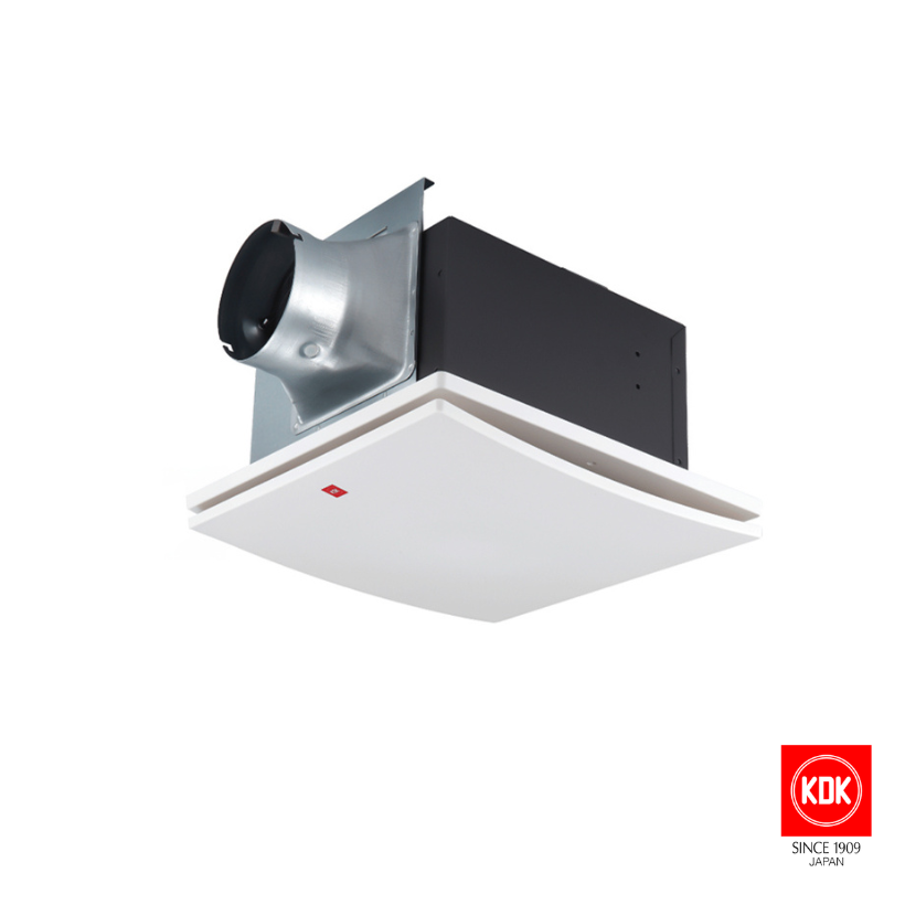 KDK 8" Ventilating Exhaust Fan – Ceiling Mount Sirocco | 17CUBM