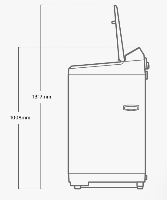 SAMSUNG 9kg Top Load Washer Ecobubble™ | WA90CG4545BDFQ