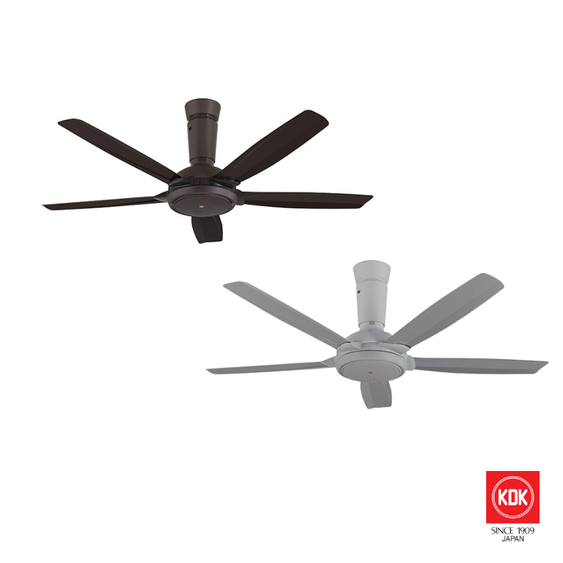 KDK 5 Blades Ceiling Fan with remote controller | K14YZ
