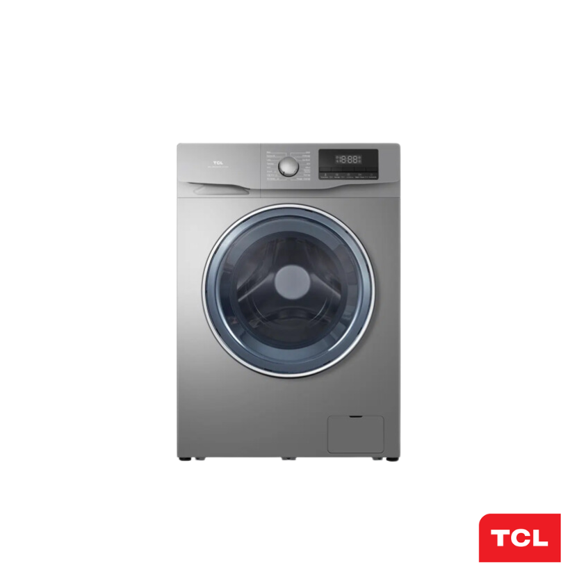 TCL Front Load Washing Machine 8kg | TWF80-F143061DXE-E3
