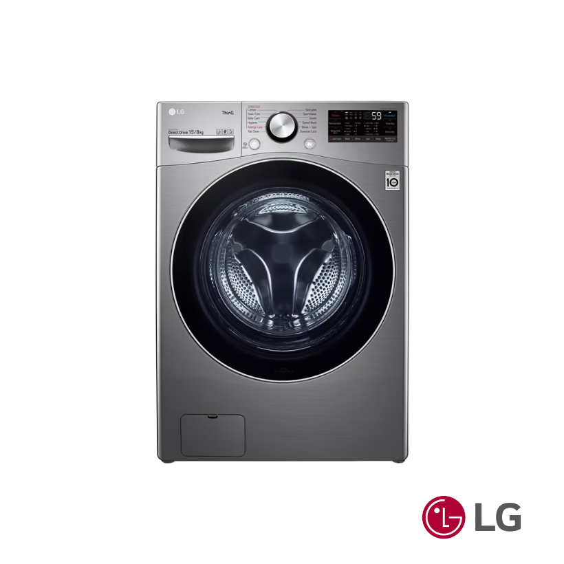 LG Front Load Washing Machine 15/8Kg | F2515RTGV