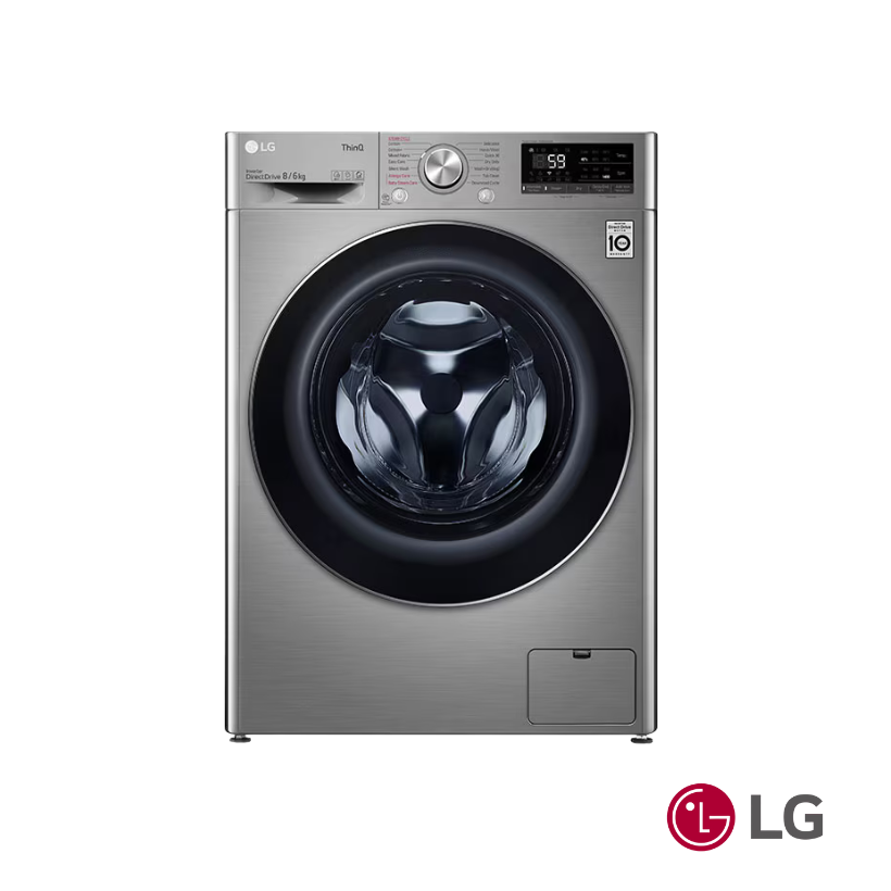 LG Front Load Washing Machine 8/6Kg | FV1408H4V