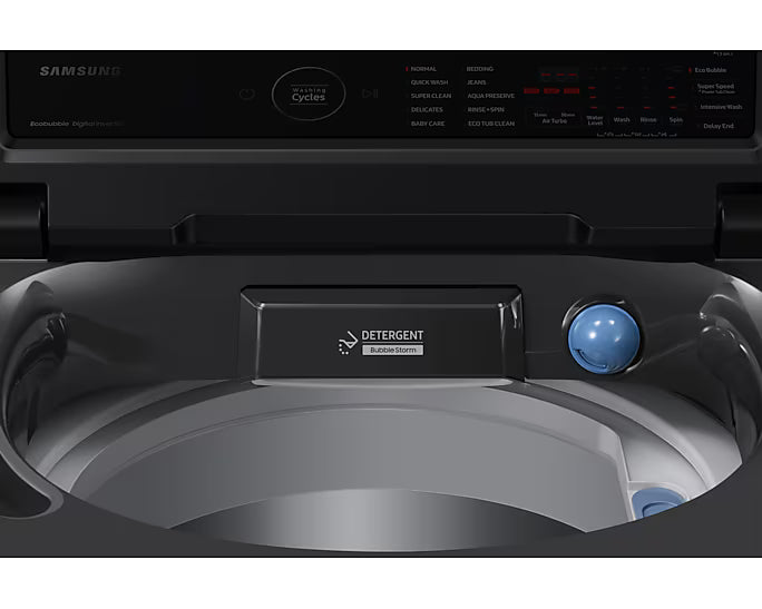 SAMSUNG 9kg Top Load Washer Ecobubble™ | WA90CG4545BDFQ
