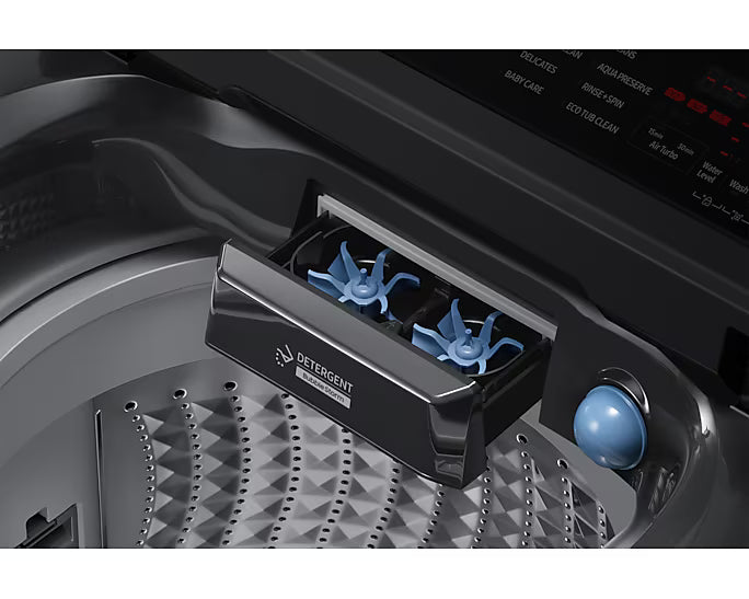 SAMSUNG 9kg Top Load Washer Ecobubble™ | WA90CG4545BDFQ