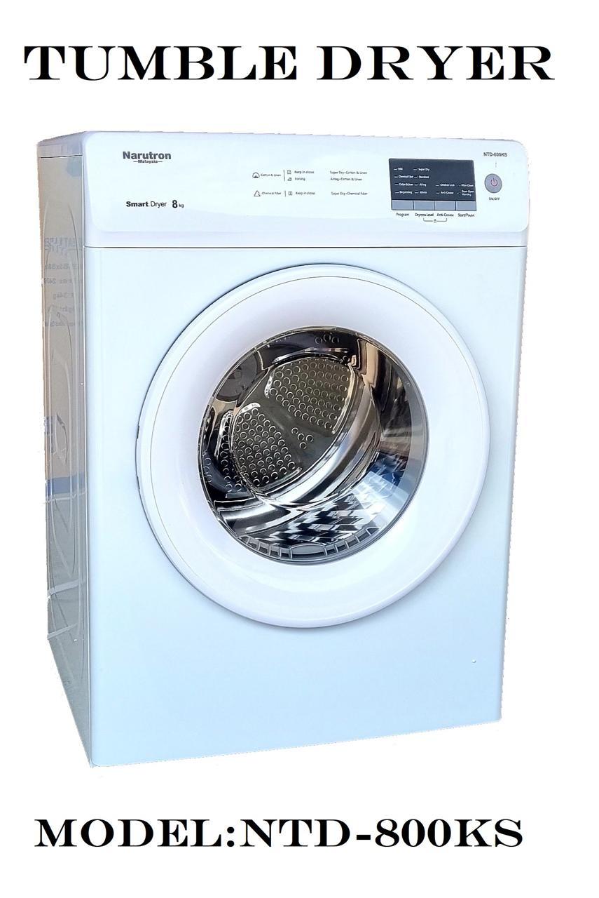 Narutron Tumble Dryer 8.0kg Model : NTD-800KS